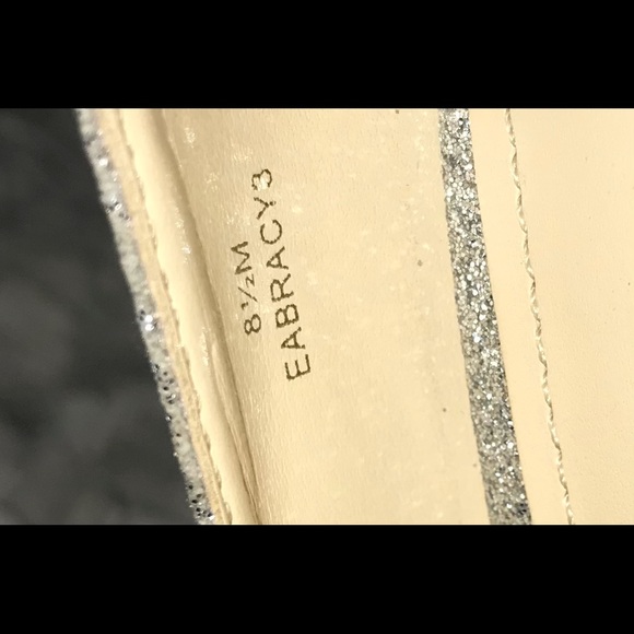 Enzo Angiolini Silver Glitter Pumps - Picture 10 of 14